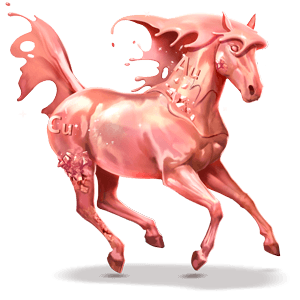 božský kůň růžové zlato