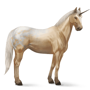 jezdecký jednorožec mustang Černý hnědák