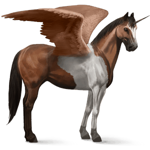 okřídlený poníkorožec  světlý ryzák