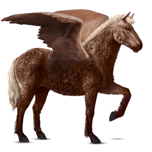 jezdecký pegas achaltekinský kůň Černý hnědák