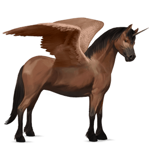 okřídlený poníkorožec  hnědák
