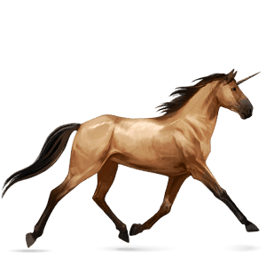 jezdecký jednorožec francouzský jezdecký kůň plavák