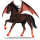 jezdecký kůň démonický anděl