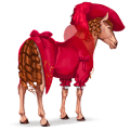 jezdecký kůň milady de winter zbarvení