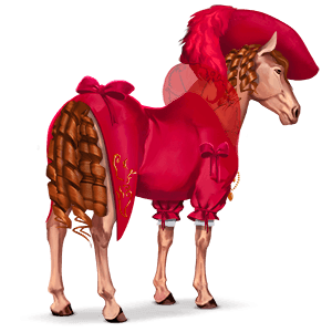jezdecký kůň milady de winter zbarvení