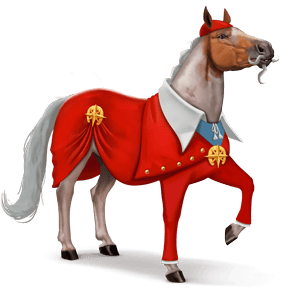 jezdecký kůň richelieu zbarvení