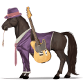 jezdecký kůň mustang Černý hnědák