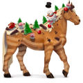 božský kůň vánoční štola