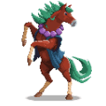 božský kůň pixel art