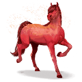 duhový kůň charming red
