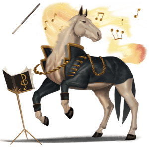 jezdecký kůň irský tinker palomino