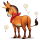 toulavý kůň donkeycorn