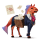 jezdecký kůň anglický plnokrevník palomino