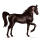 jezdecký pegas andaluský kůň Černý hnědák