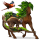 toulavý kůň deštný prales 