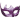 purpurová masopustní maska