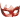 Červená masopustní maska