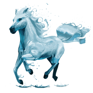 jezdecký kůň prvek vody