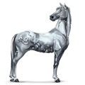 božský kůň stříbro