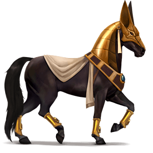 božský kůň anubis