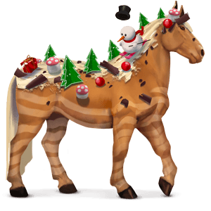 božský kůň vánoční štola