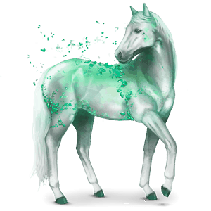 vzácný kůň smaragd