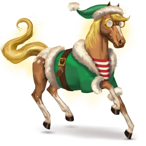 božský kůň merry christmas