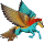 ptačí toulavý kůň meropam